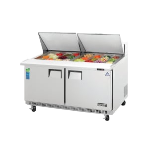 545-EPBWR2 59 1/8" EPB Series Mega Top Sandwich/Salad Prep Table w/ Refrigerated Base, 115v