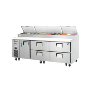 545-EPPR3D4 93 1/8" EPP Series Pizza Prep Table w/ Refrigerated Base, 115v