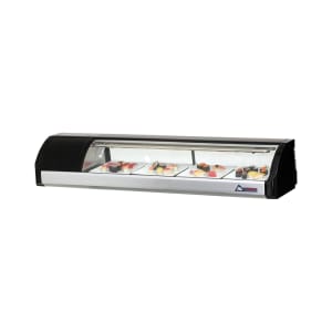 545-ESC59L 59" Sushi Case w/ (2) Doors - Left Compressor, 115v