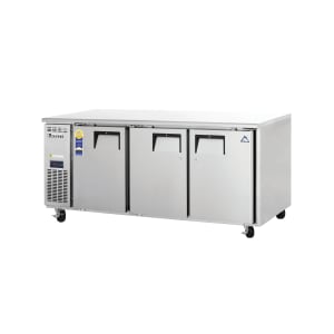 545-ETF3 71 1/8" W Undercounter Freezer w/ (3) Sections & (3) Doors, 115v