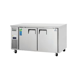 545-ETWR2 59 1/4" W Undercounter Refrigerator w/ (2) Sections & (2) Doors, 115v