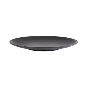 634-APS85065 13" Round Melamine Dinner Plate, Black
