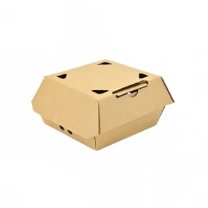 909-RFVSNKM #ReadyFresh® Vented Hot Snack Container - 5 1/2" x 5" x 2 13/16", Kraft