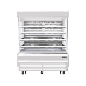 545-EOMV72W28T 73 1/4" Vertical Open Air Cooler w/ (5) Levels, White, 230v