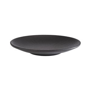 634-APS85063 8 1/4" Round Melamine Dinner Plate, Black