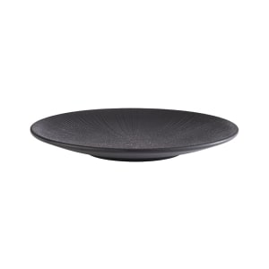 634-APS85064 10 1/4" Round Melamine Dinner Plate, Black