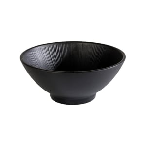 634-APS85070 30 oz Round Melamine Ramen Bowl, Black