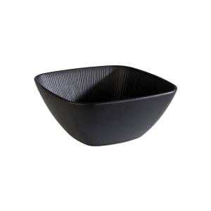 634-APS85072 118 oz Square Melamine Bowl, Black