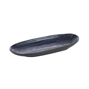 634-APS85055 11" x 5 3/8" Rectangular Platter - Melamine, Grey/Blue