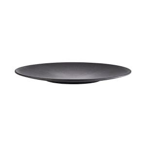 634-APS85066 16 1/2" Round Melamine Dinner Plate, Black
