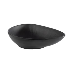 634-APS85076 20 1/5 oz Oblong Melamine Bowl, Black