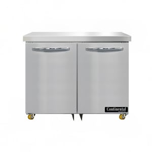 160-SWF36NU 36" W Undercounter Freezer w/ (2) Sections & (2) Doors, 115v