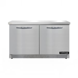 160-SWF48NBS 48" W Worktop Freezer w/ (2) Sections & (2) Doors, 115v