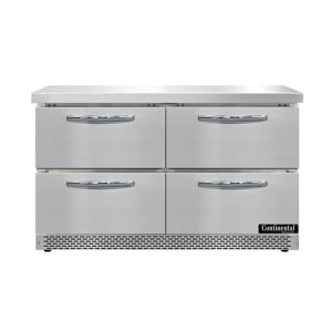 160-SWF48NFBD 48" W Worktop Freezer w/ (2) Sections & (4) Drawers, 115v