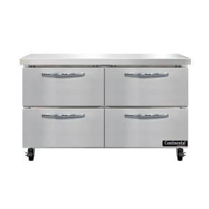 160-SWF48ND 48" W Worktop Freezer w/ (2) Sections & (4) Drawers, 115v
