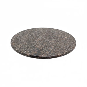 628-G21536RD 36" Round Granite Table Top, Tan Brown