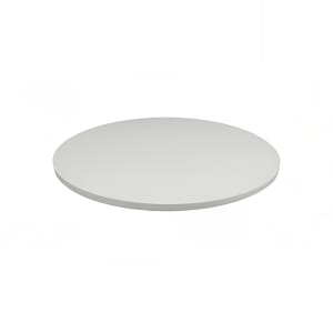 628-Q41336RD 36" Round Quartz Table Top, Winter White