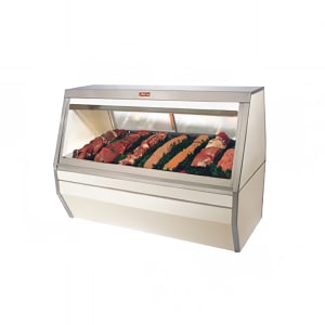 367-SCCMS358LED 95" Full Service Red Meat Case w/ Straight Glass - (1) Level, 115v