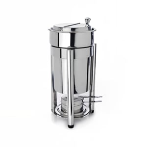 969-3104PL 4 qt Marmite Soup Chafer w/ Hinged Lid, Stainless Steel