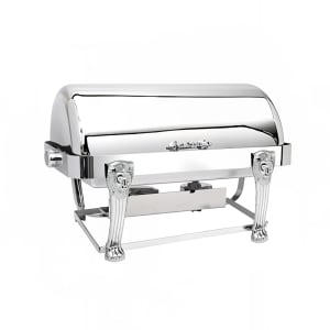 969-3114LHSS 8 qt Rectangular Chafer w/ Roll Top Cover, Stainless Steel