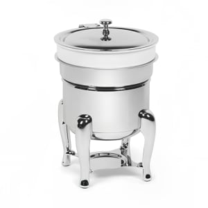 969-3106 4 1/2 qt Marmite Soup Chafer w/ Hinged Lid, Stainless Steel