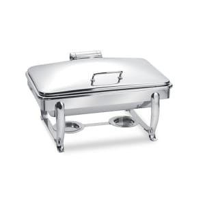 969-3915S 8 qt Rectangular Induction Chafer w/ Hinged Lid, Stainless Steel