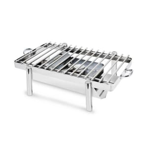 969-3256G Rectangular Pillard Grill Stand - 28"L x 17 3/4"W x 7 1/4"H, Stainless Steel