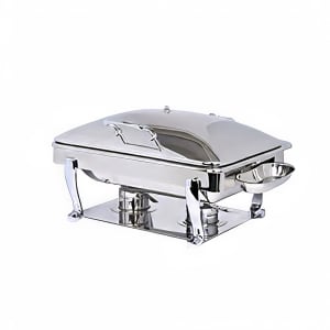 969-3935S 8 qt Oblong Induction Chafer w/ Hinged Lid, Stainless Steel