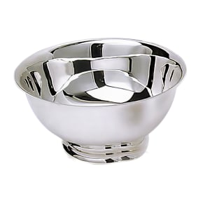 969-7006 6" Round Paul Revere Bowl w/ Pedestal Base, Stainless Steel