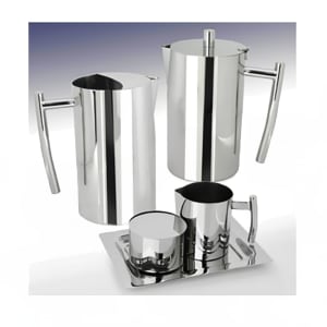 969-7280 64 oz Arc Collection Coffee Pot, Stainless Steel