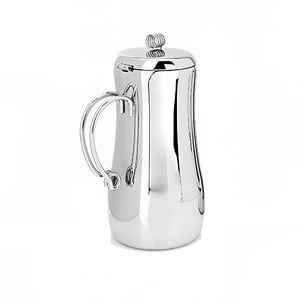 969-7230 64 oz Ballerina Coffee/Tea Pot w/ Hinged Lid, Stainless Steel