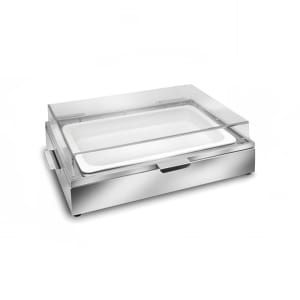 969-9085 8 qt Cold Rectangular Chafer w/ Hinged Lid 