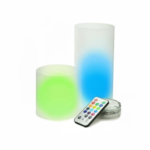 969-17410C 10" Round LED Light w/ Remote, Battery-Operated