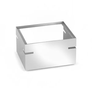 969-32174 Rectangular Lexus Buffet Station Stand - 14" x 12", Stainless Steel