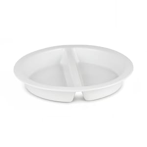 969-PFP110 8 qt Round Chafer Food Pan, Porcelain, White