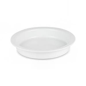 969-PFP118 8 qt Round Chafer Food Pan, Porcelain, White