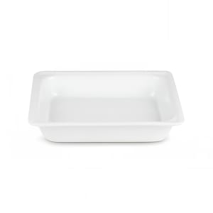 969-PFP114 6 qt Square Chafer Food Pan, Porcelain, White