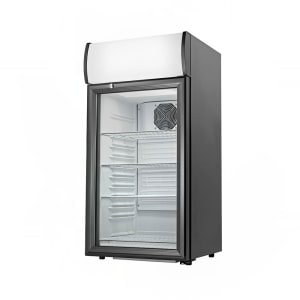 131-CTR268LD 18" Countertop Refrigerator w/ Front Access - Swing Door, Black, 120v