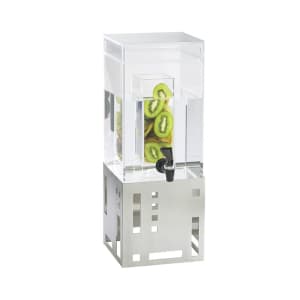 151-16021INF55 1 1/2 gal Beverage Dispenser w/ Infuser - Plastic Container, Stainless Base
