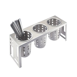 151-160855 Squared Cylinder Display, 16 x 5 1/4 x 6", Stainless