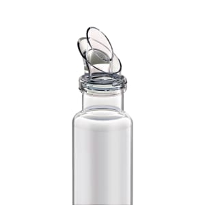 151-330028NODRIP Dripless Pour Lid for 3300 28 Dressing Bottle - Plastic, Clear