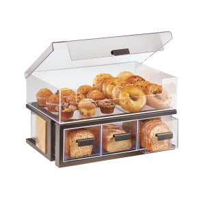151-390884 Non-Refrigerated Countertop Self Serve Display Bin w/ (3) Drawers, Bronze