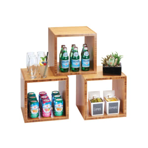 151-19291299 12" Square Buffet Riser, Reclaimed Wood
