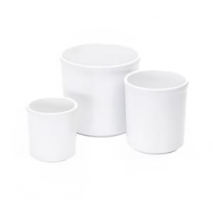 151-19501615 16 oz Melamine Crock, White