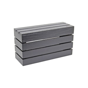 151-19431196 Rectangular Display Riser Crate - 20"L x 7"W x 11"H, Midnight Bamboo