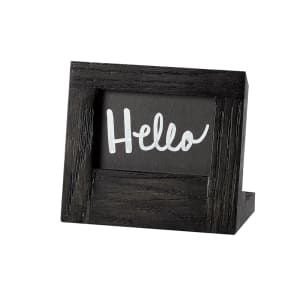 151-38182387 Chalkboard Sign - 5"W x 4 1/4"H, Oak Frame, Dark Gray