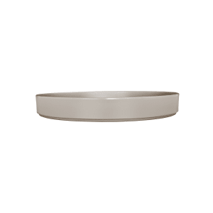 151-220178102 8" Round Melamine Plate, Ash