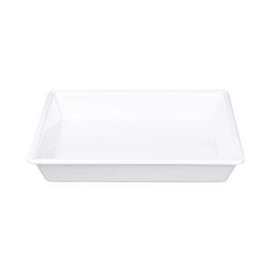 701-M1012RCNW 80 oz Rectangular Melamine Serving Bowl, White