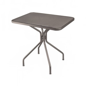 185-834BRONZE Rectangular Indoor/Outdoor Cambi Table - 32" x 24", Steel, Antique Bronze
