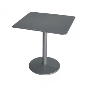 185-901AIRON 30" Square Indoor/Outdoor Bistro Table - 30"H, Steel, Antique Iron